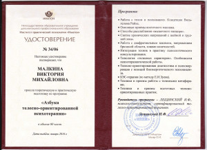 Сертификат Телеска